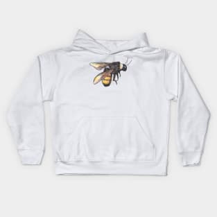 Bee watercolour painting Kids Hoodie